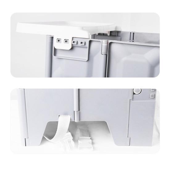 Baby Dining Table Chair Plastic Waterproof Adjustable Harness Foldable Baby High Chair Kitchen Supplies