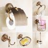 Bathroom Accessories Bath Hardware Set Antique Color Toilet Paper Holder Towel Rack Tissue Holder Cup Holder Robe Hook HJ-1300F