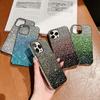 Suitable for Samsung S25 Gradient Rhinestone Phone Case S23ultra Starry Sky Full Diamond S24 Straight Edge S22 Luxury
