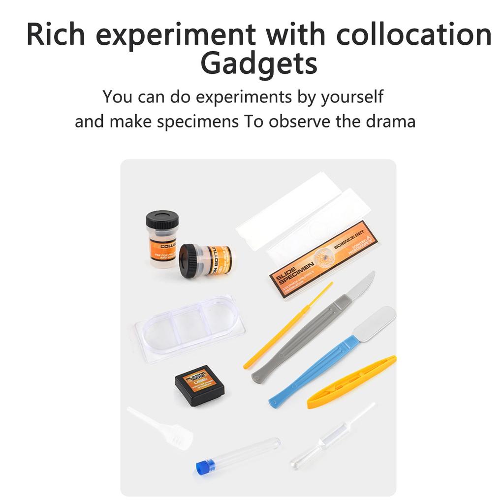 Детские игрушки-микроскопы, образовательные и научные игрушки, HD-биологический микроскоп