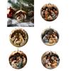 Christmas Decorations Ornament Festive Holiday Christmas Tree Hanging Pendant Nativity Scene Ornaments for Newborns