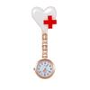 Lancardo Women's Heart Nurse Watch, Waterproof Clip Watch, Analog Pocket Watch, Cute Rose Gold, Perfect Gift for Nurses and Nurses' Day
