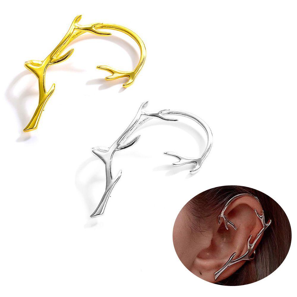 Jewelry No Piercing Ear Clip Elves Branches Ear Cuff Earrings Ear Wrap Fake Piercing