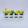 1:12 Scale Miniature Potted Plants Lifelike Artificial Doll Plants Fake Daisy  Children