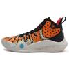 Li Ning CJ-1 McLemore 1 Durable Non-Slip Mid-Top Basketball Shoes Men Sneakers Black Orange ABAR019-25