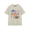 Sonic The Hedgehog Boys Group Faces Short-Sleeved T-Shirt