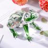 Kertari K9 Crystal Frog Figurine [Authentic] Cute Decorative Item - Green