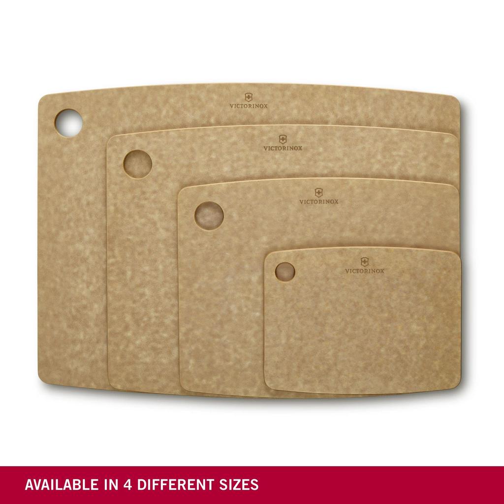Victorinox Kitchen Series Durable Cutting Board M Brown Stylish and Sustainable Wood Fiber Material Dishwasher Safe Heat Resistant Outdoor Camping