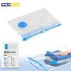 Vacuum Bag Storage Bag Home Organizer Transparent Border Foldable Clothes Organizer Seal Compressed Travel Saving Bag Package