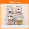Bear Adorable Cartoon Plush Keychain With Pp Cotton Filling For Decor Bag