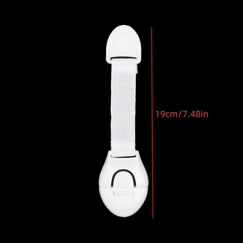 5-10pcs White Safety Locks No-Drill Drawer and Door Latches Child Baby Safety Lock Cupboard Drawer Cabinet Door Fridge Security Protector Locks