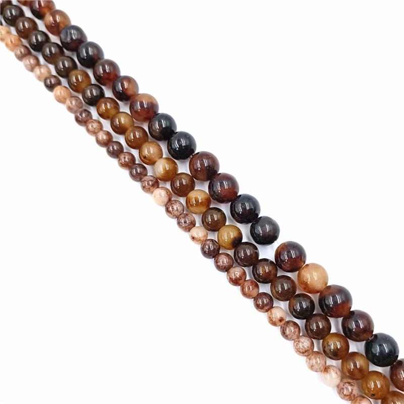 6/8/10 Mm For Jewelry Making Jewelry Accessories Loose Spacer Beads Natural Stone Beads DIY Bracelet Necklace Handmade Round Handmade Material