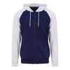 Womens/Ladies Full Zip Baseball Hoodie