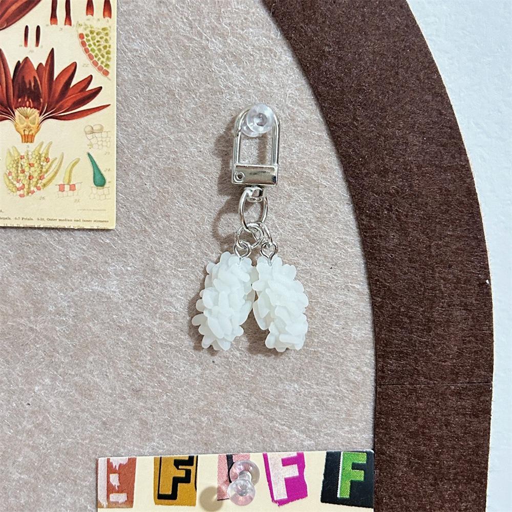 Bag Pendant Food Series Pendant Pistachio PVC Keychain Unique Simulation Food Keychain Gift