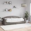 VidaXL Daybed with Mattress Taupe 80x200 Cm Fabric 3197510