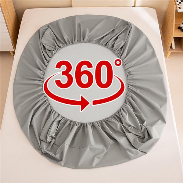 Elastic Band Fitted Bed Sheet Waterproof Bed Mattress Protector Pad Bed Double Couple Bedspread Multi Size Bed Sheet