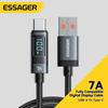 Essager 100W USB Type C Cable Fast Charging For Macbook Pro Xiaomi Samsung Super Charge 7A USB C Charger Data Cable Wire