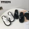 Thick Bottom Flip-Flop Thong Sandals Summer Shoes Soft Bathroom Slippers Slides Outdoor Indoor Shoes Women