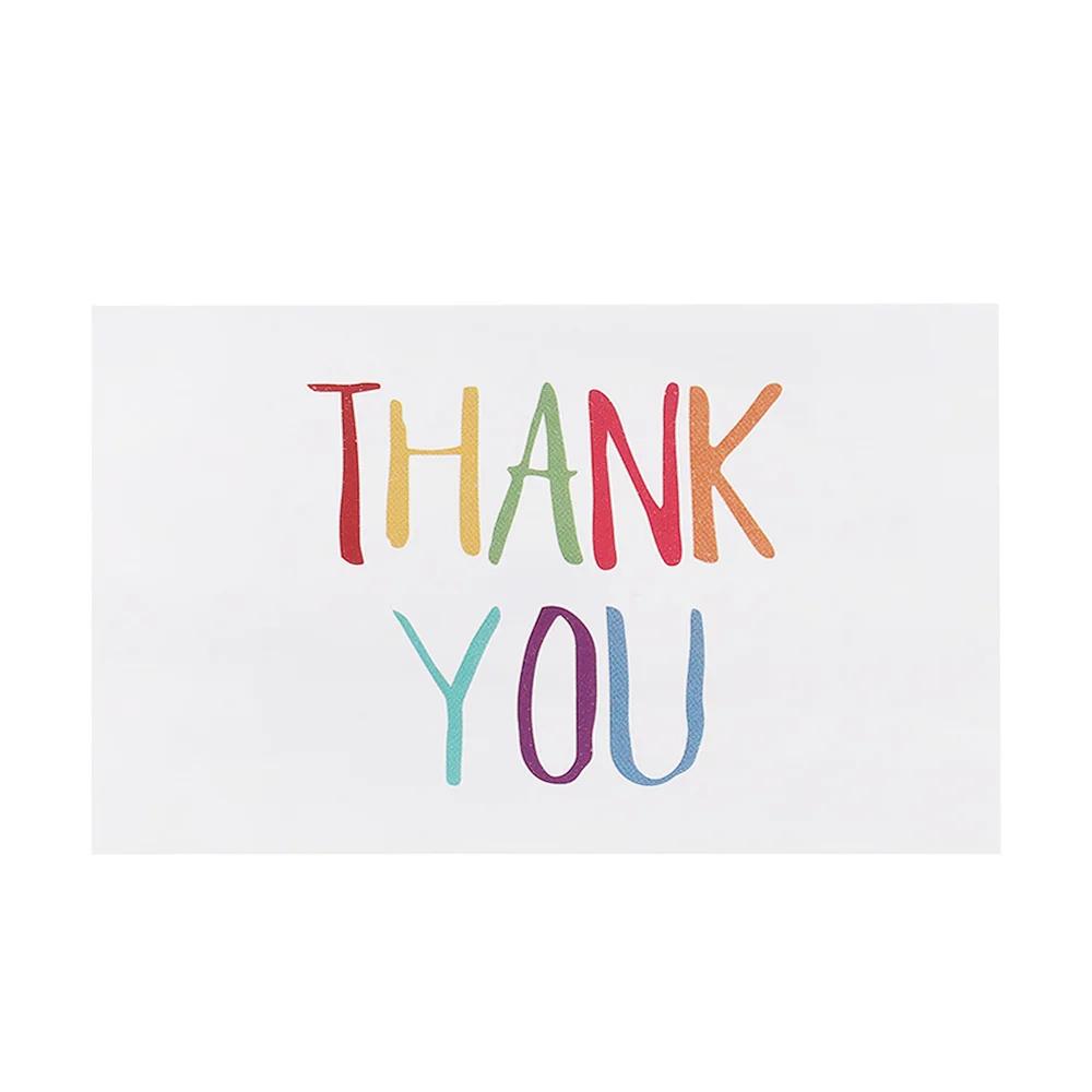 30Pcs Greeting Tags Thank You For Your Order Kraft Paper Card Shop Gift Crafts Decoration Card Wedding Small Business Invitation