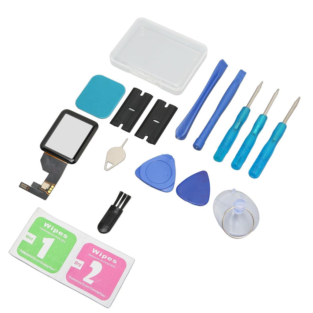 Watch Front Glass Lens Digitizer Smart Watch Screen Repair Kit for IWatch Series 1 38mm1.5in