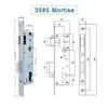 Stainless Steel Aluminum Door Lock Universal Frame Mortise Lock Safety Exterior Door Lock  Home
