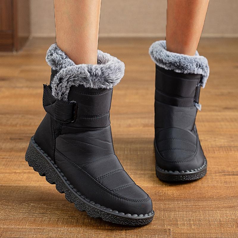 Fashion Women Boots Snow Soft Ladies Shoes Platform Women Shoes Plush Keep Warm Women's Boots Flat New Botas Mujer Winter Boot Female