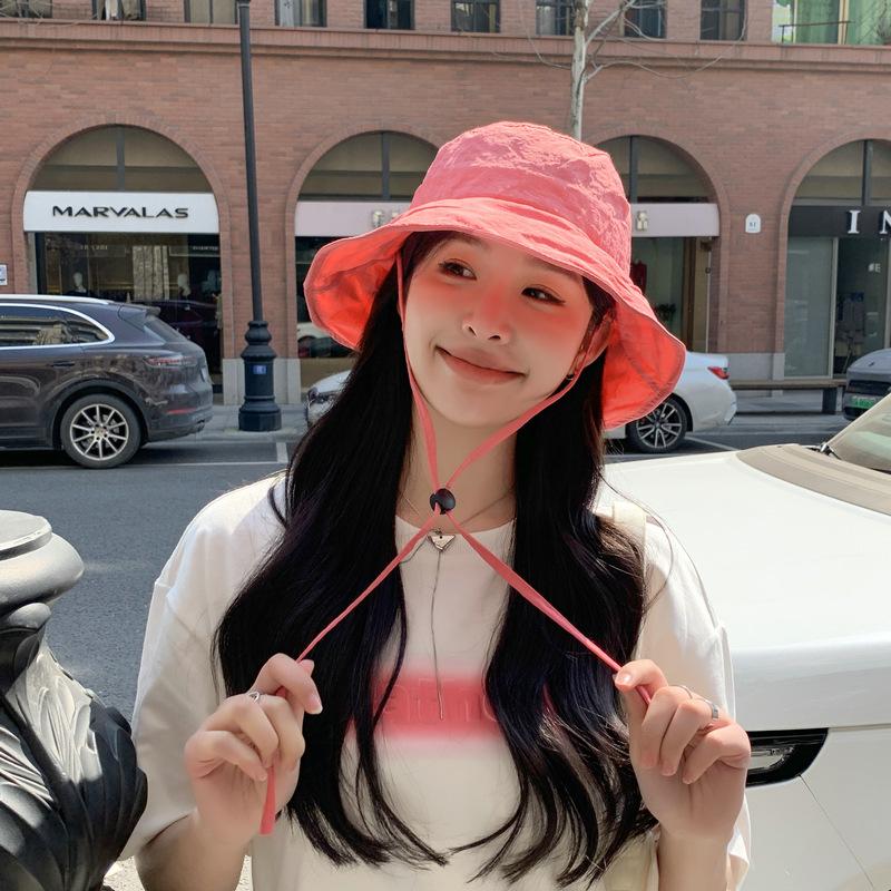 Summer Wide Brim Sun Hat Woman Daily Casual Bucket Hat Ladies Spring Travel Fisherman Cap Girl UV Protection Visor Hats