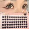 Realistic Faux Eyelashes Trendy Chemical Fiber DIY Extension Enlarge Eyes Individual Lash Bunch