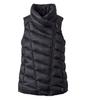 LL Bean Boundless Down Puffer US Size Dark 1000104513 Women's Vest, Fit, Petite, L, Black,
