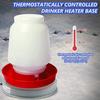 Heated Base for Metal Poultry Founts Poultry Drinker Water Heater Base for Founts Buckets