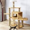Multi-Level Cat Climbing Frame For Indoor With Scratching Posts Scratching Boards Perches Caves Large Cat Tree Tall Cats Tower