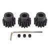 3pcs RC Car Gear Set M1.5 8mm Inner Hole Steel Car Motor Gear for 15 18 110 Model Car 13T