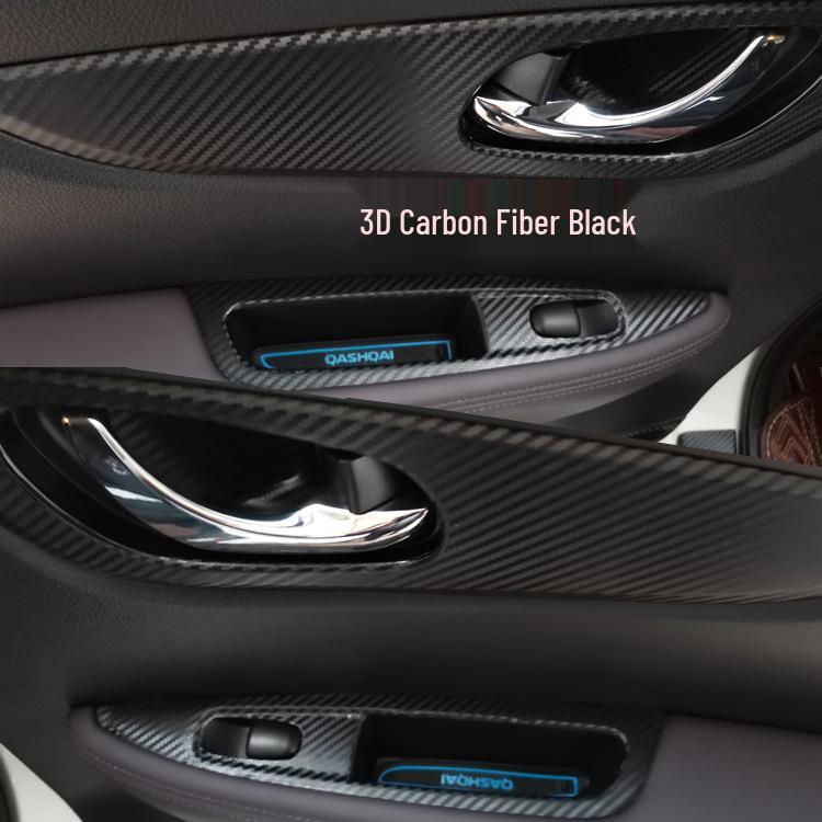 Nissan Qashqai '19 Carbon Fiber Interior Wrap for Center Console and Gear Shift