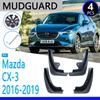 Mudguards Fit for Mazda CX-3 2016 2017 2018  CX3 CX 3 Car Accessories Mudflap Fender Auto Replacement Parts