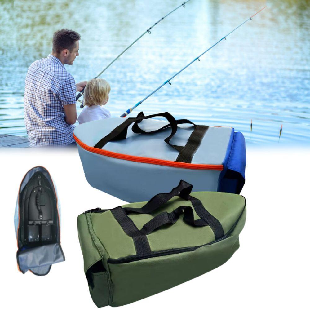 Waterproof Bait Boat Carry Bag Zipper Closure Bait Boat Handbag Outdoor Sports