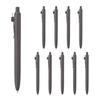 Mitsubishi Pencil Uniball ZENTO Standard Ballpoint Straight 0.5mm Water-Based Pen, Gray, 10-Pack (UBNZSC05.61)