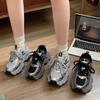 2025 Women's New Popular Spring Autumn Daddy Shoes Versatile Thick-soled Heightening Casual Sports Shoes Leisure Sneakers