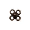 40Pcs Flower Connector Charms Charm Pendant Antique Bronze Color 8X8mm