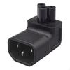 IEC320 C14 To C5 Power Adapter Male Female Professional PVC Conversion Plug Connector for
