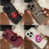 LZ18 Lips Kiss Silicone Phone Case for Xiaomi 11 Lite 5G 14T Redmi 14C 13C A3 Note 12 11 9 10 13 Pro Plus Shockproof Back Cover