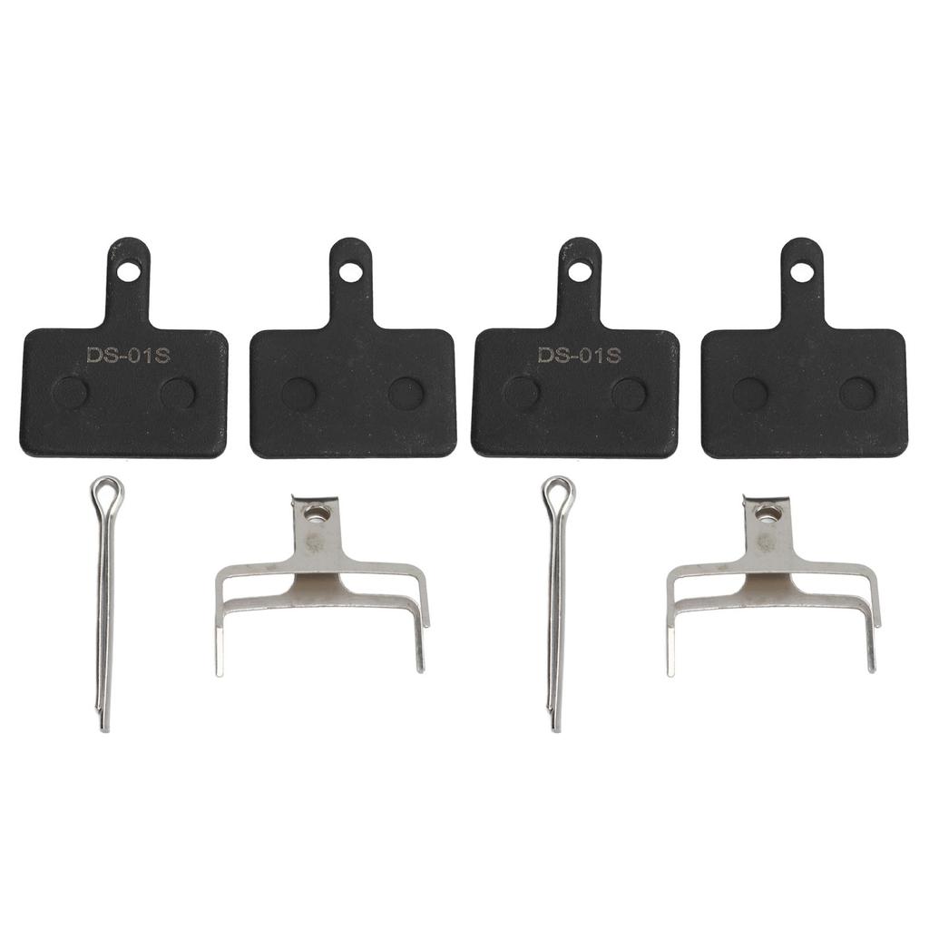 2 Sets Bike Disc Brake Pads High Sensitivity Balanced Rebound Semimetal Lightweight Portable Brake