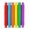 6Pcs Flexible Tube Toys Sensory Tactile Stimulation Inspiring Stress-relieving Pipe Toys for Kids