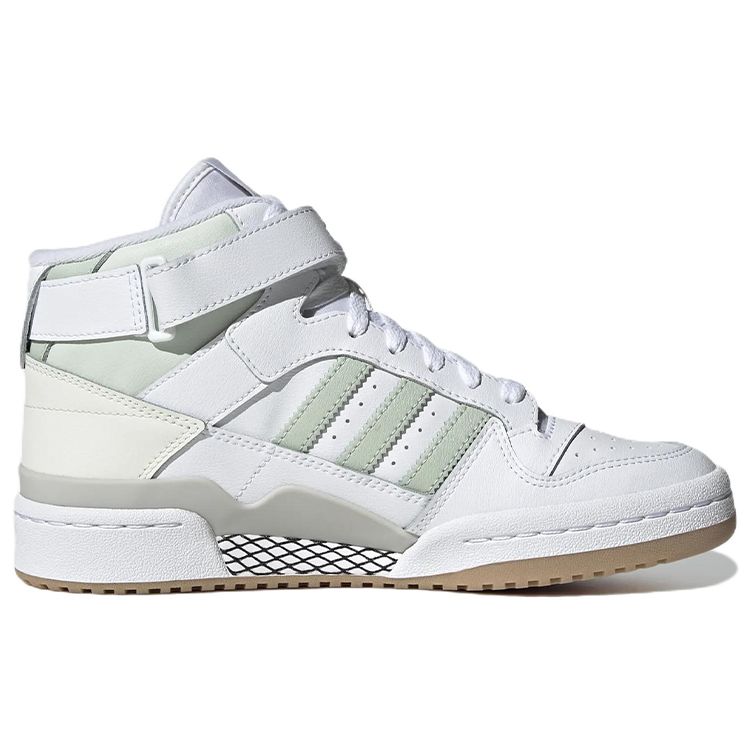 Adidas Forum Mid White Linen Green Women Sneakers Cloud-White Gum GX4578