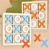 Children's Logical Thinking Mental Board Game Parent-child Early Education XO Chess Puzzle Toddler Toys Wooden