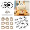 Material DIY Accessories Puppets Toys Supplies Stuffed Animal Eye Dolls Safety Eyes With Washers