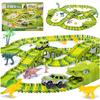 Flexible Race Track Dinosaur Park 360 Cm, 240 Pieces with Car – Kinderplay (KP9279)