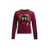 UA New Spring Collection Geometric Pattern Print Long Sleeve Sweatshirt Women Tops Deep-Fuchsia 1366117-626