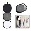 3in1 Design Trifold Reflector Two Sides Light Diffuser Collapsible Disc  Video Shooting