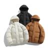 Winter New Cotton-padded Jacket Loose Casual Black Hooded Cotton-padded Jacket Thickened Warm Jacket