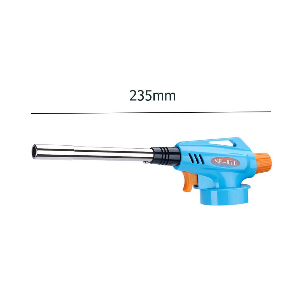 1300-Degree Portable Gas Flame Torch Flamethrower Kitchen Barbecue Flame Ignition Blowtorch for Cooking Welding Equipment